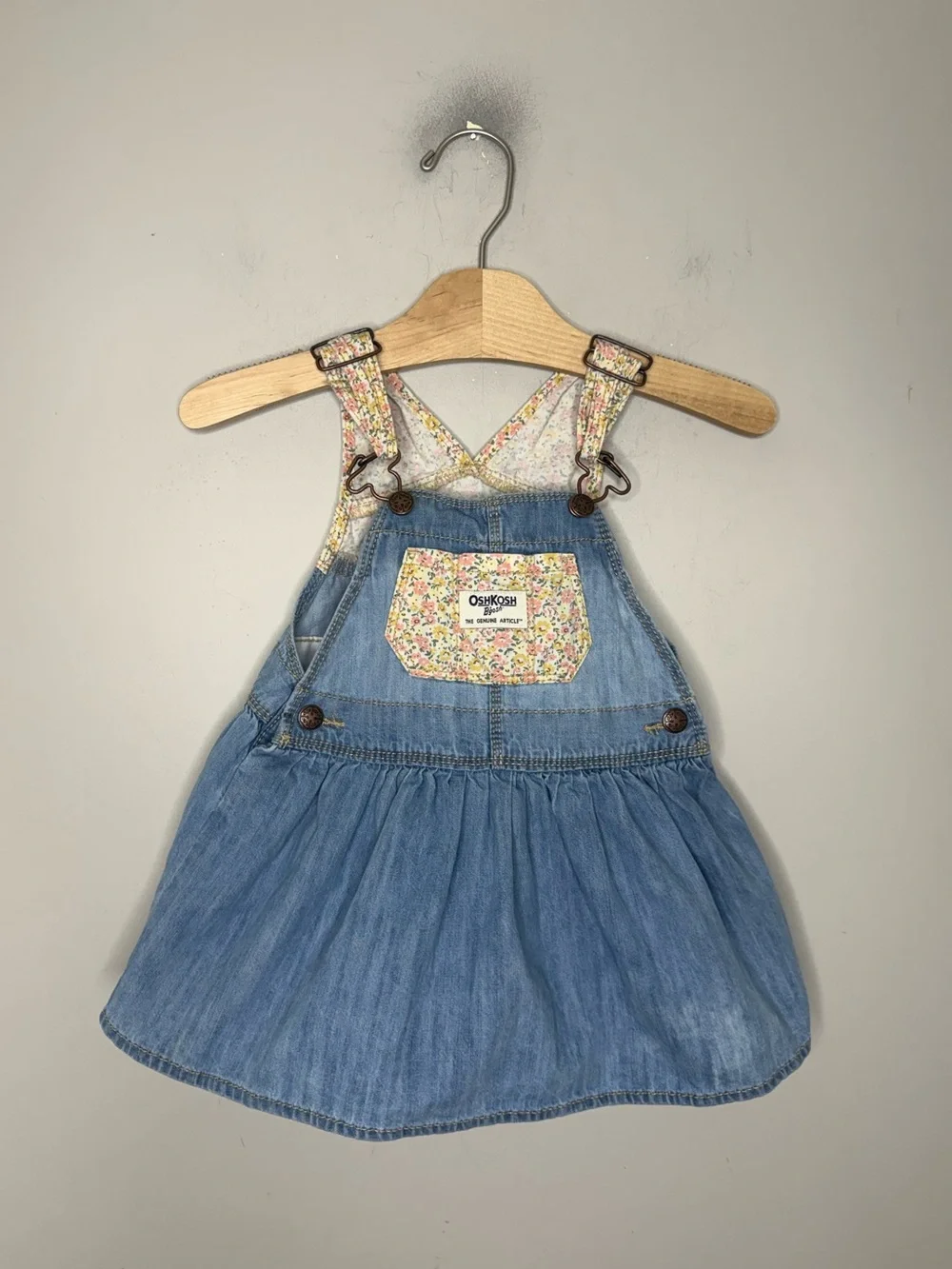 $13 ADD ON Oshkosh skirtall Osh Kosh B'Gosh‎ Jumper Denim Floral Zara Baby gap